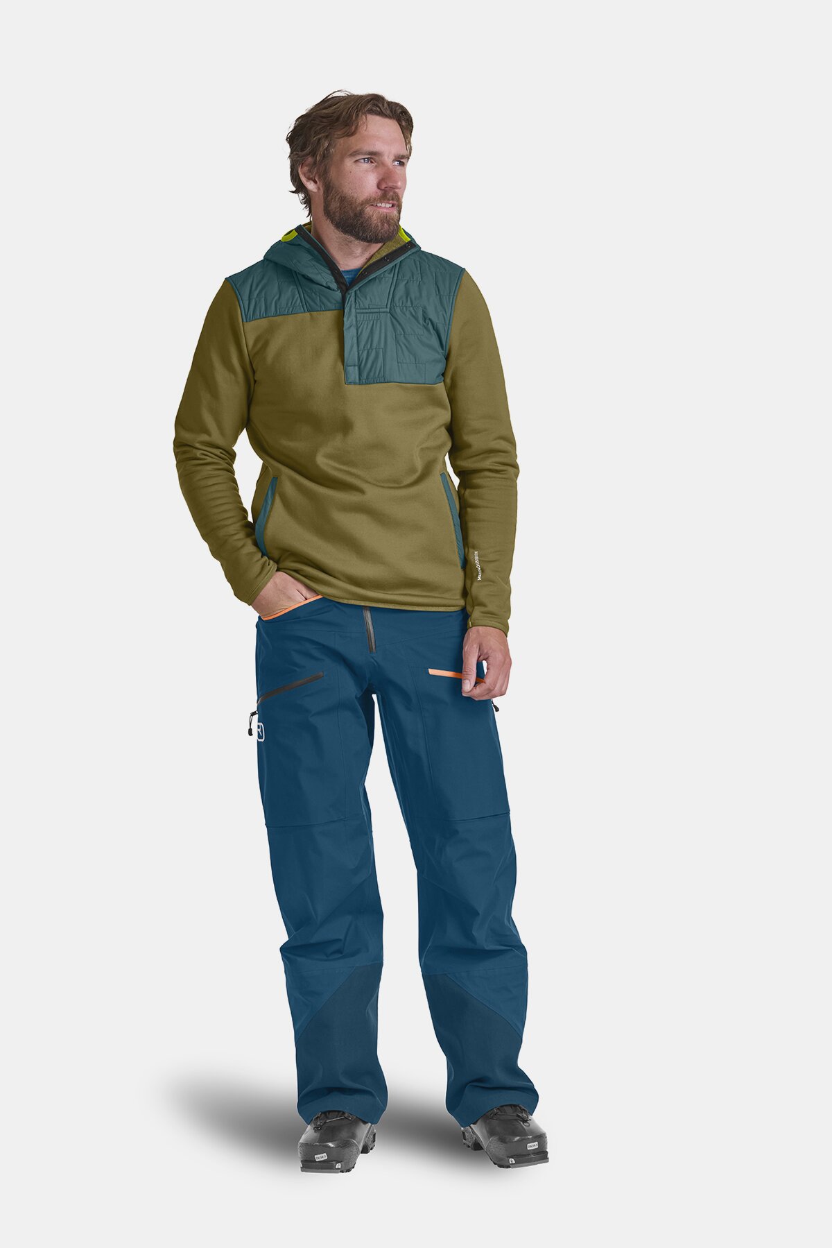 Ortovox fleece top light tec hoody